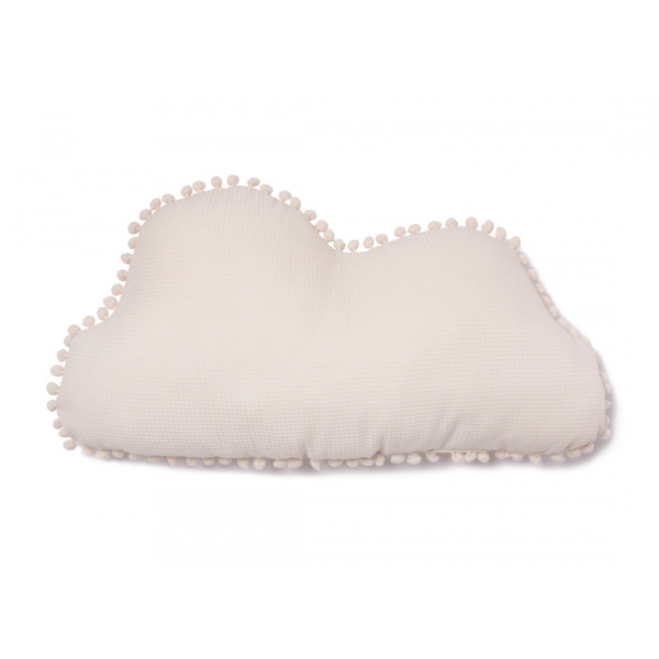 Coussin nuage Marshmallow 30 x 58 cm natural