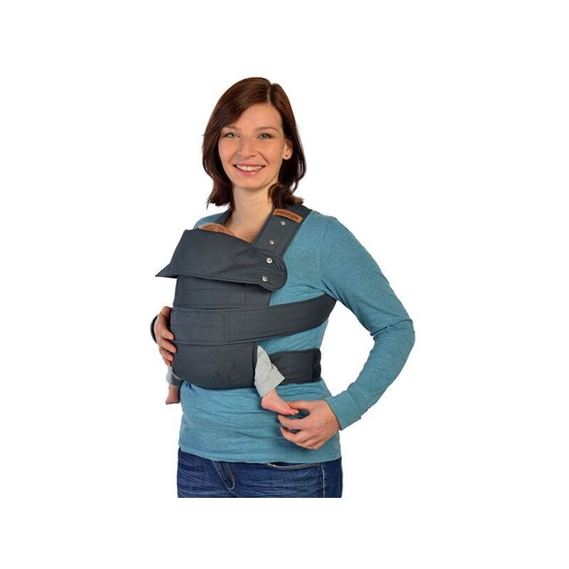 Manduca Porte Bebe Marsupi Taille L Gris Anthracite Made In Bebe