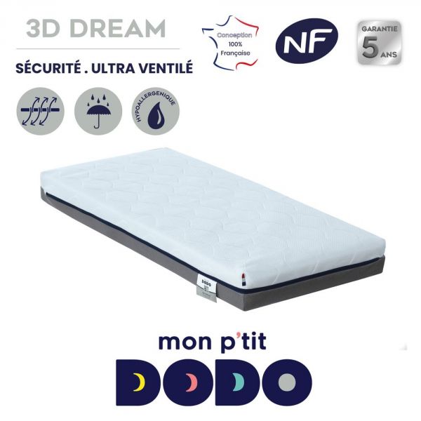 Matelas 3D Dream 70x140 cm