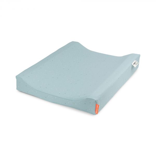 Matelas à langer Easy Wipe Confetti Bleu