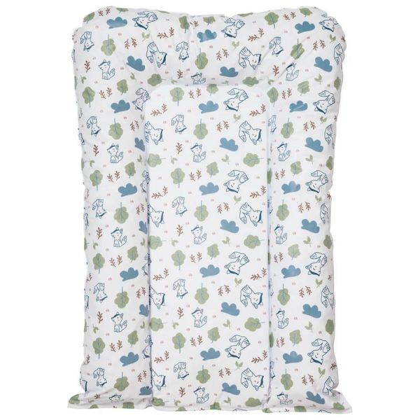 Matelas à langer Flocons Greenland renards - 50X70CM