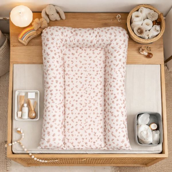 Matelas à langer flocons - Léopard - 50 x 70 cm