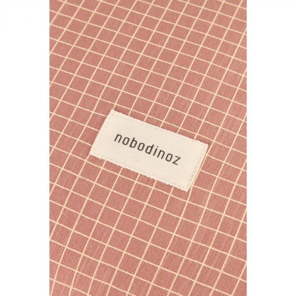 Matelas à langer Zen avec housse Stories Pink Cream Grid