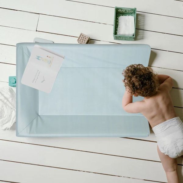 Matelas à langer Luxe  Bleu / vert - 50X70CM