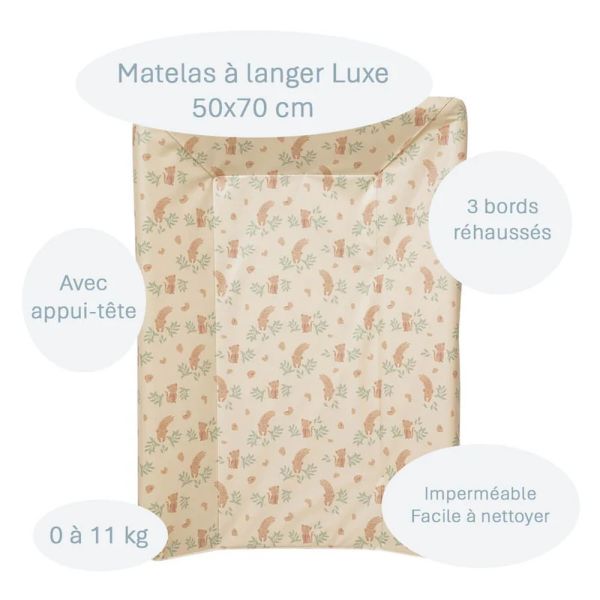 Matelas à langer Luxe Léopards