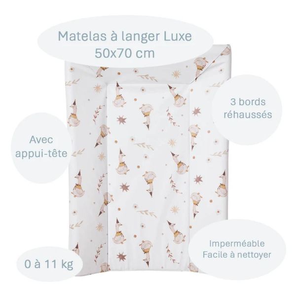 Matelas à langer Luxe Oies