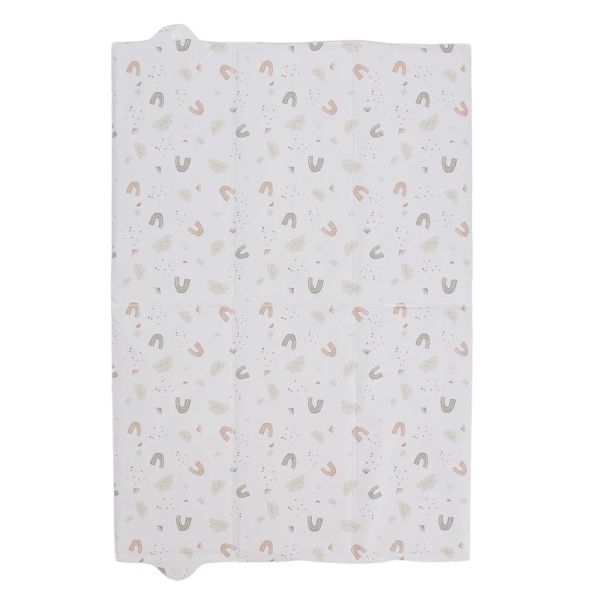 Matelas à langer nomade pliant Arc en ciel