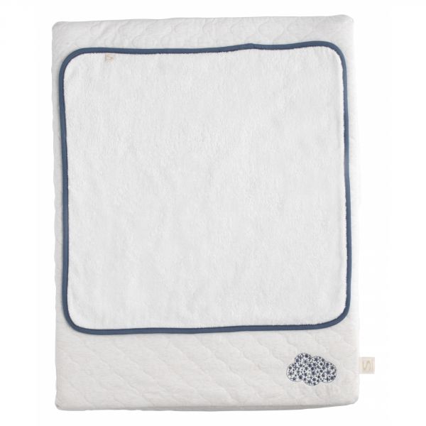 Matelas à langer 68 x 52 cm avec serviette éponge Petit nuage
