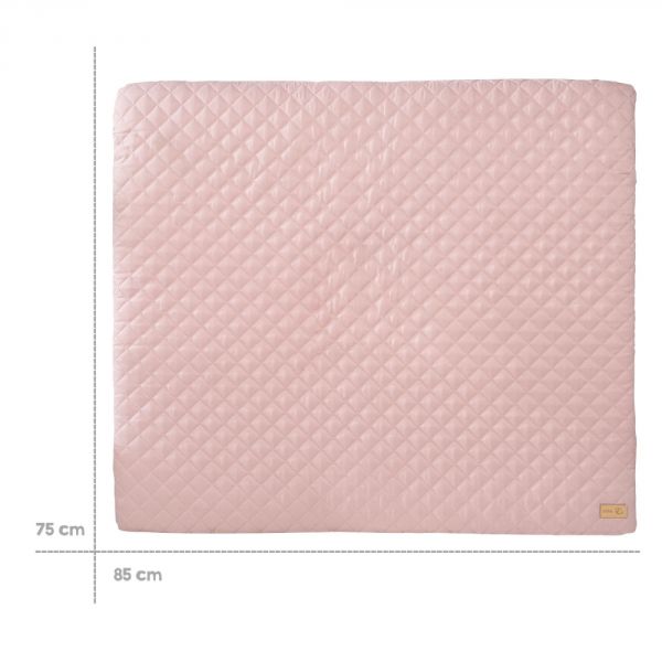 Matelas à langer 85 x 75 cm rose/mauve