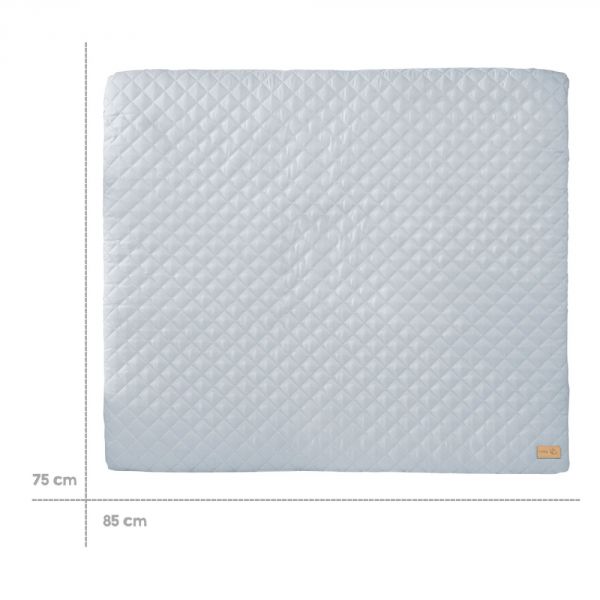 Matelas à langer 85 x 75 cm bleu clair
