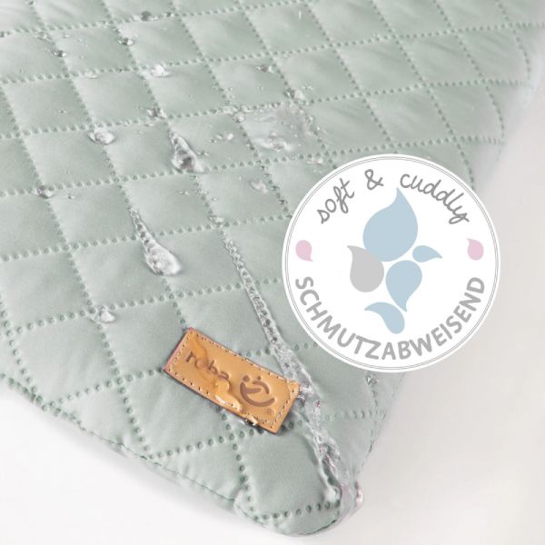 Matelas à langer 85 x 75 cm vert givré