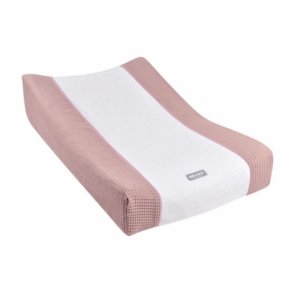 Matelas à langer sofalange avec housse vieux rose