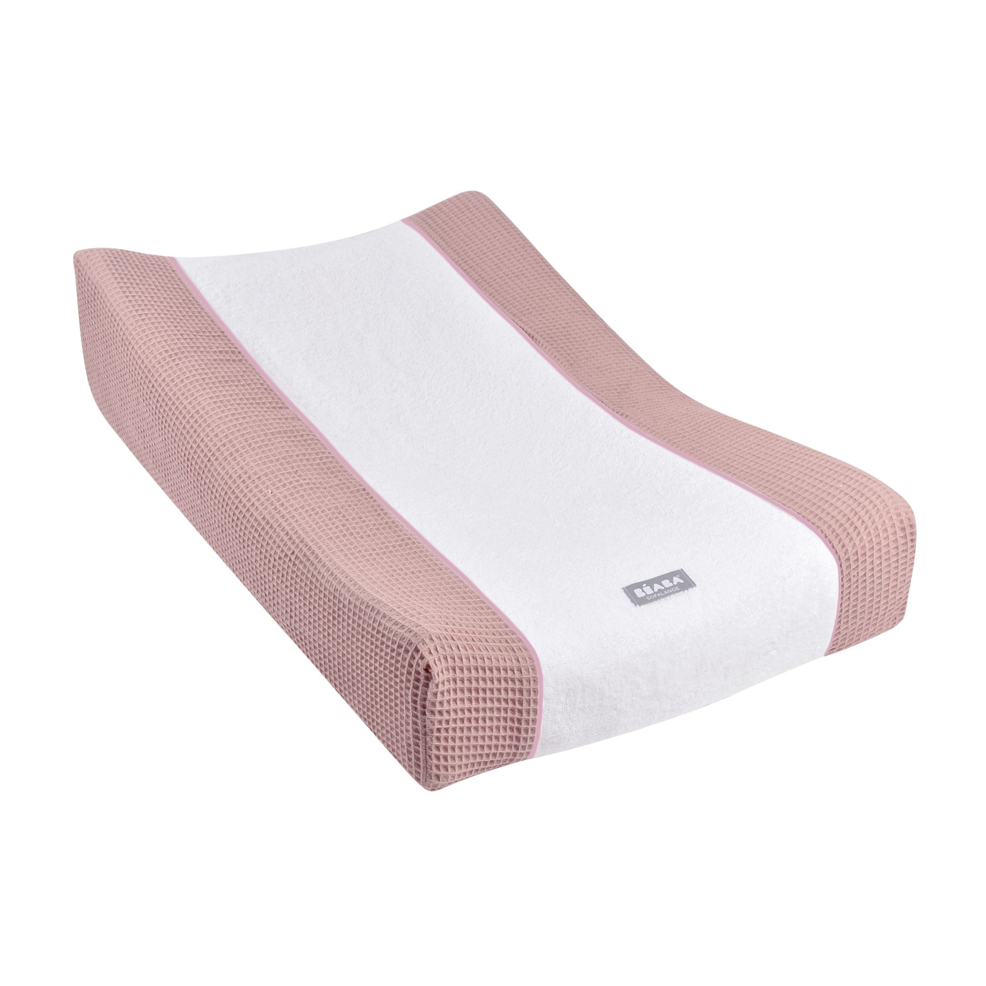 Matelas à langer sofalange avec housse vieux rose - Made in Bébé