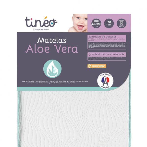 Matelas Aloe Vera 60x120 cm