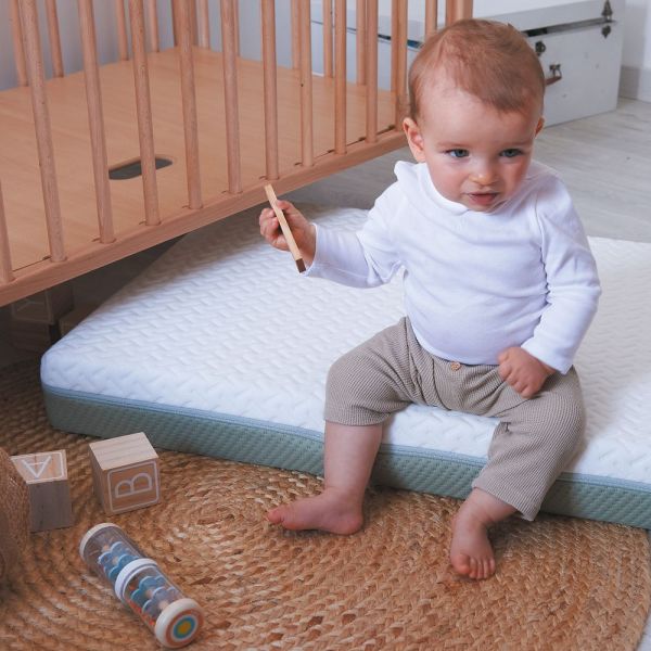 Matelas bébé 60x120 cm Aloé vera déhoussable