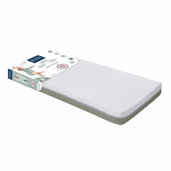 Matelas Aloé vera déhoussable 70 x 140 cm