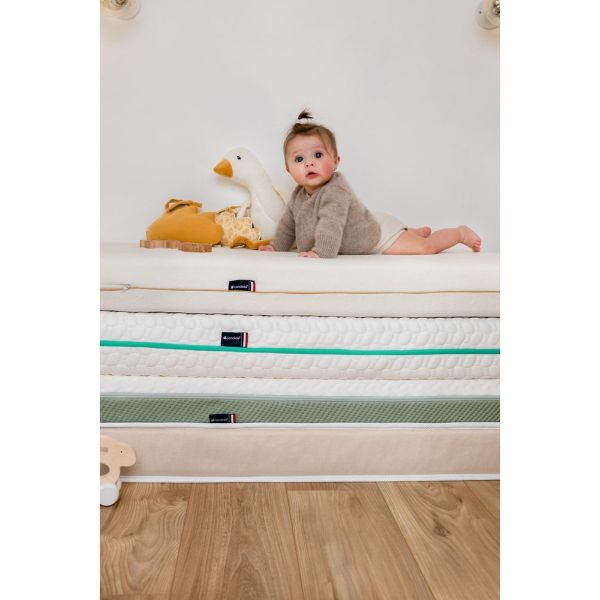 Matelas bébé 70x140 cm Aloé vera déhoussable