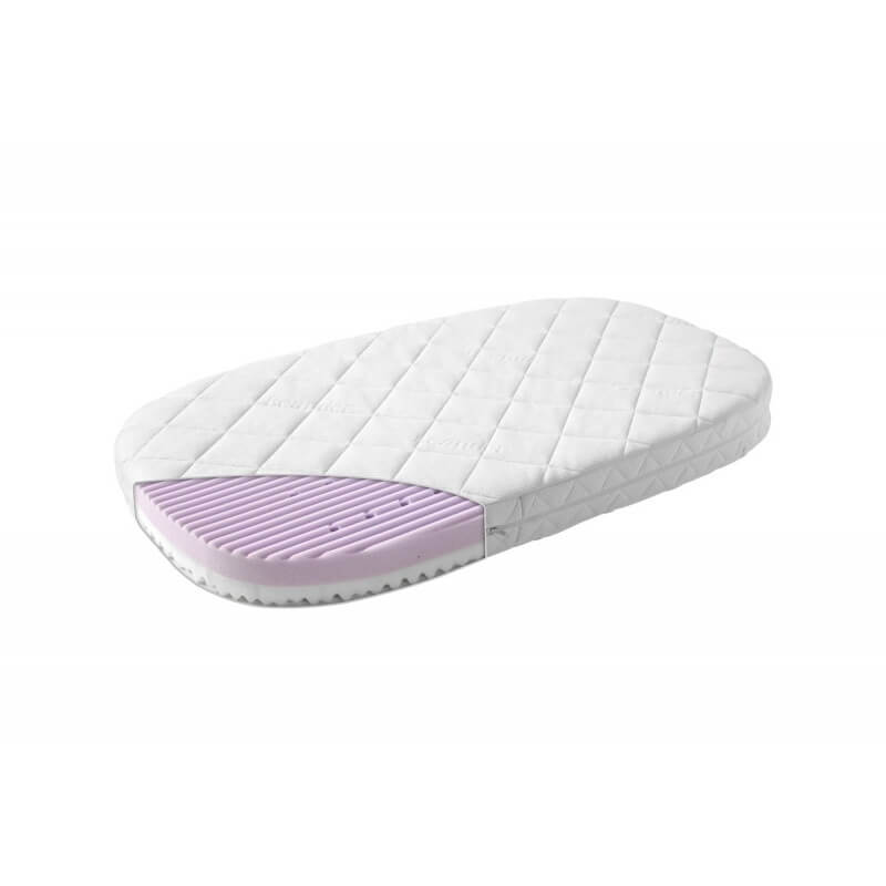 Leander Matelas Bebe Ovale 66x116 Cm Comfort 7 Made In Bebe