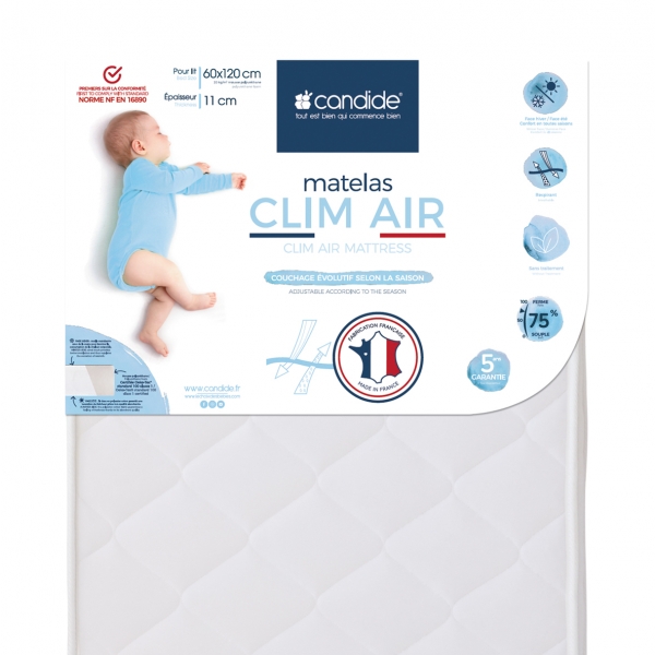 Candide Matelas Bebe Clim Air 60 X 1 Cm Made In Bebe Candide Matelas Bebe Clim Air 60 X 1 Cm Made In Bebe