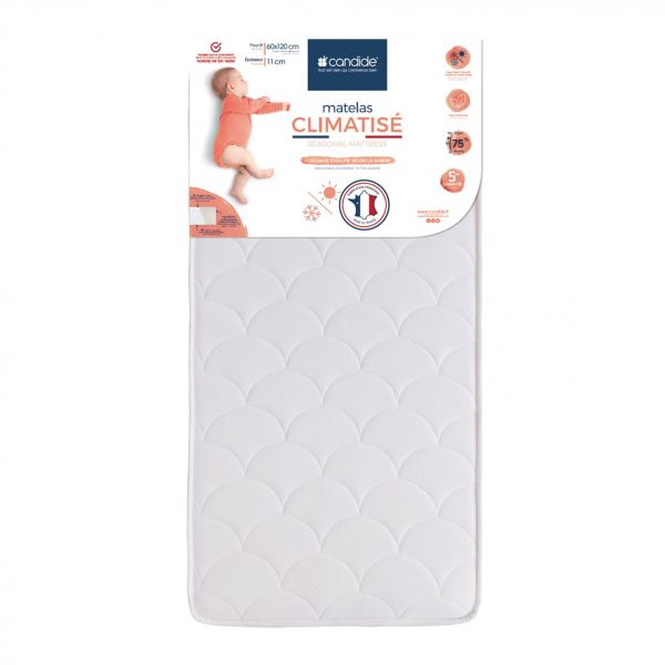 Matelas Bébé Climatisé 60 x 120 cm