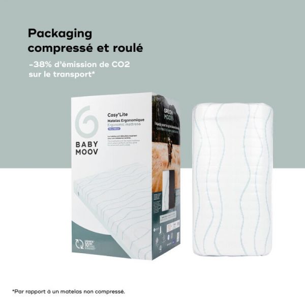 Matelas Cosy'lite ergonomique 60 x 120 cm