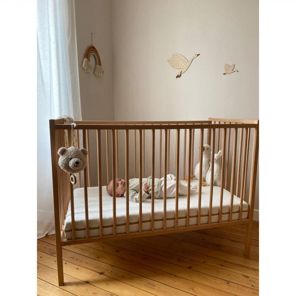 Matelas bébé 70x140 cm coton déhoussable