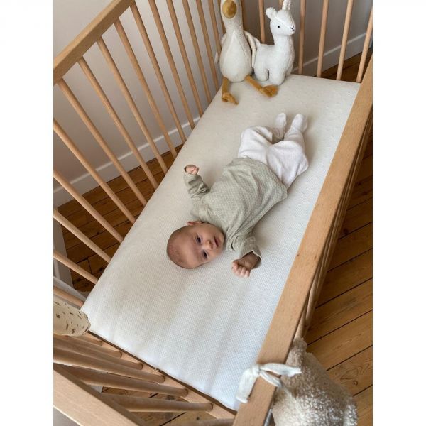 Matelas bébé 70x140 cm coton déhoussable