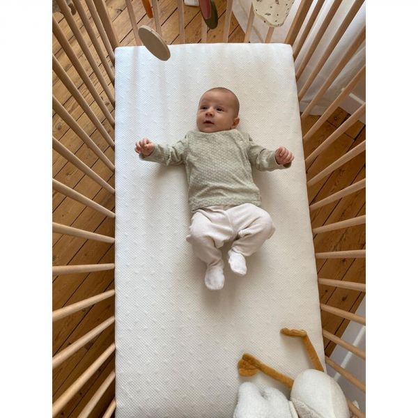 Matelas bébé 70x140 cm coton déhoussable