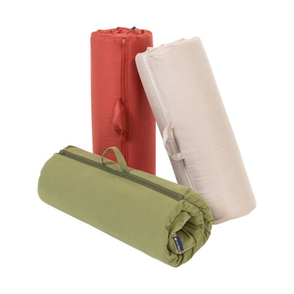 Matelas de voyage 60 x 120 cm Roll & Go Kaki