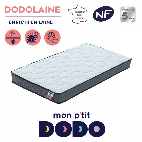 Matelas Dodotendre (face été/face hiver) 70x140 cm