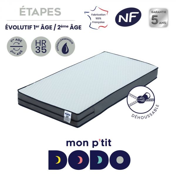 Matelas Etapes Evolutif 60x120 cm