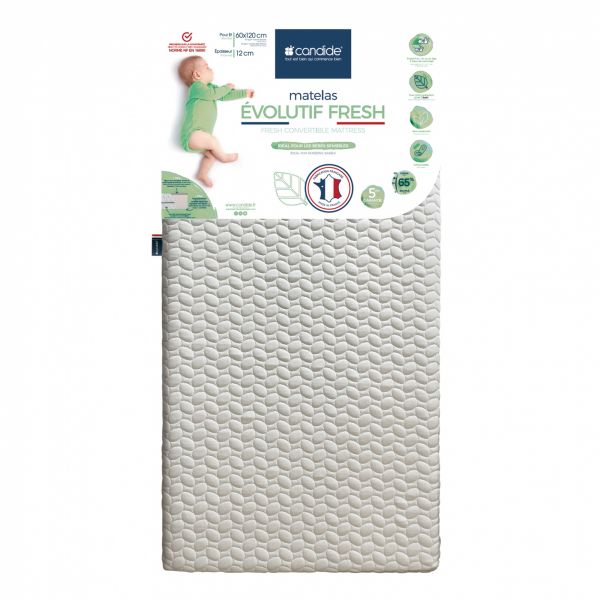 Matelas évolutif Fresh 60 x 120 cm