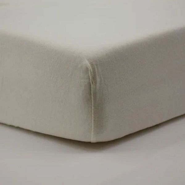 Pack Matelas bébé climatisé + alèse blanc + drap housse écru - 60 x 120 cm
