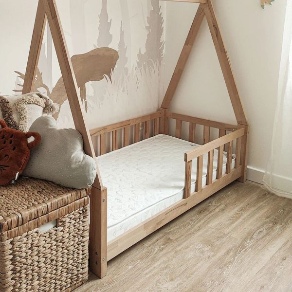 Pack Matelas bébé climatisé + alèse blanc + drap housse écru - 60 x 120 cm