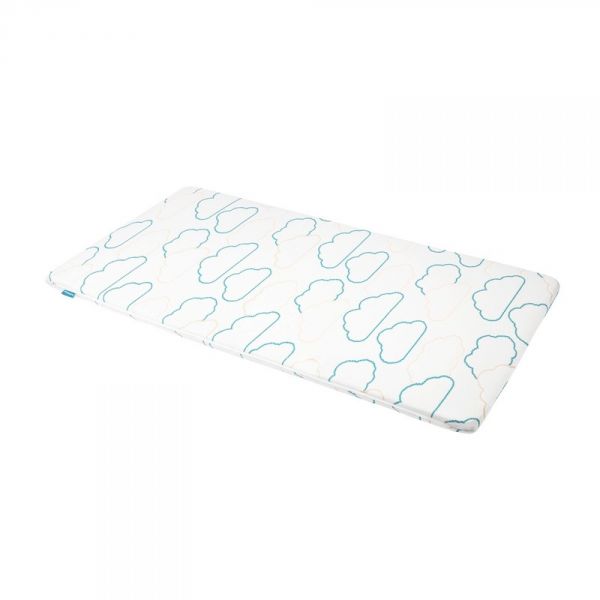 Matelas de voyage Cosy'Lite blanc motif nuage