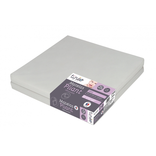 Matelas pliant 2 parties 60x120cm