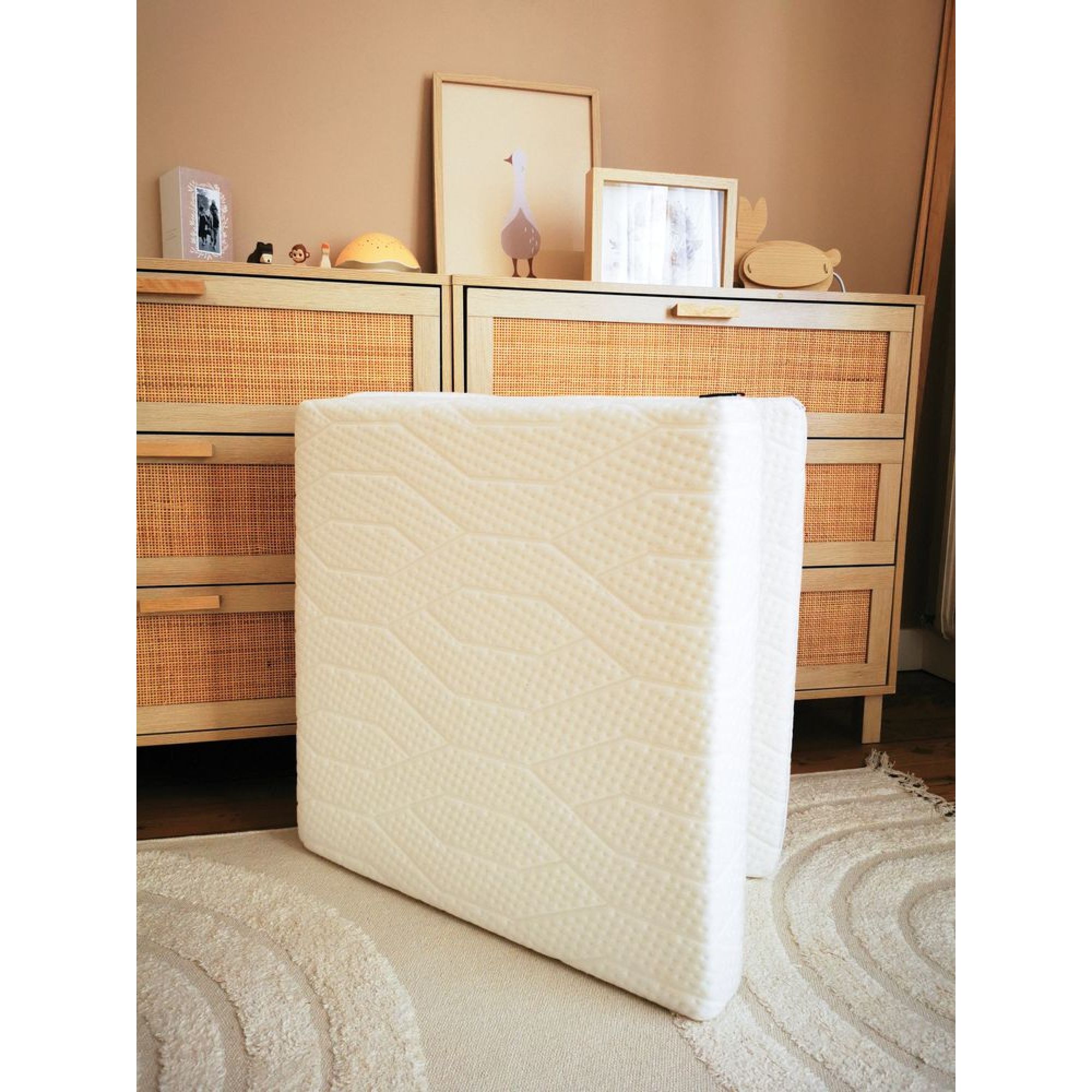 Matelas de voyage pliant pour bébé 60x120 cm déhoussable