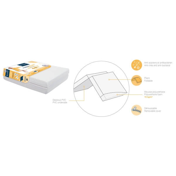 Matelas bébé Essentiel pliant 60 x 120 cm