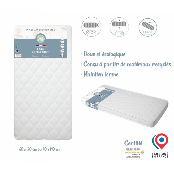 Matelas second life 60*120 cm