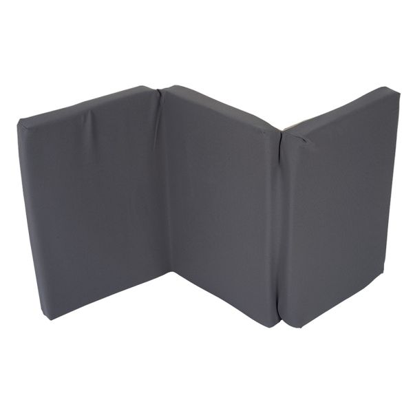 Matelas supplémentaire microfibre gris