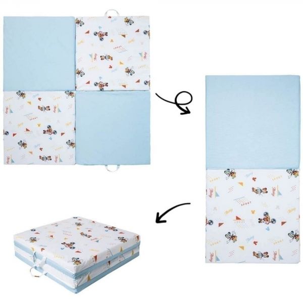 Matelas tapis calin 3 en 1 - Mickey sport