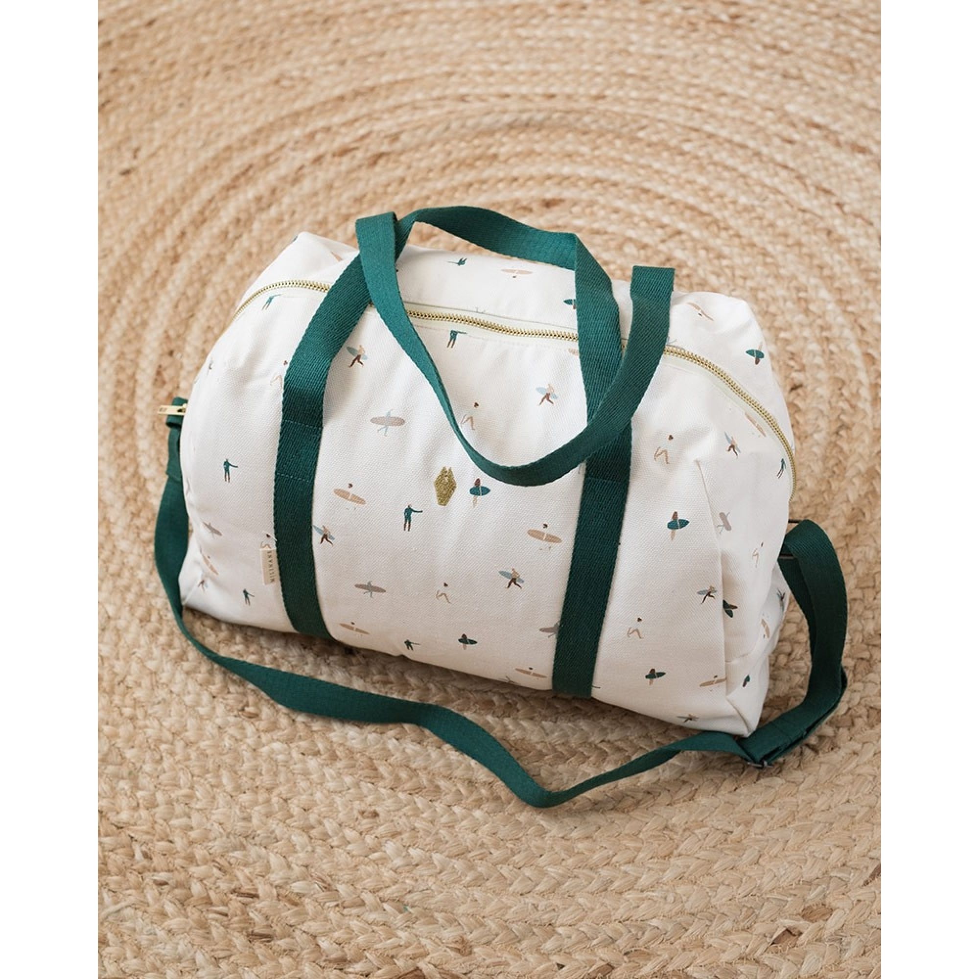 Sac Week-end JOSEPH Tigre - Sauge Milinane pour chambre enfant