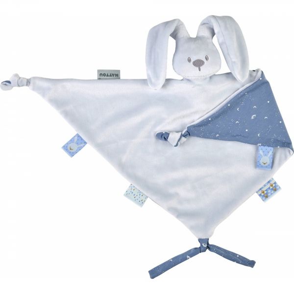Maxi doudou Lapidou phosphorescent Glow avec motif imprimé Bleu pastel
