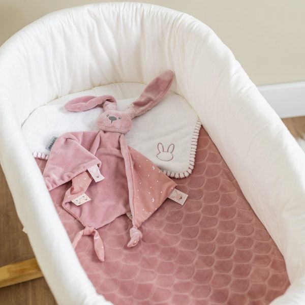 Maxi doudou Lapidou phosphorescent Glow avec motif imprimé vieux rose