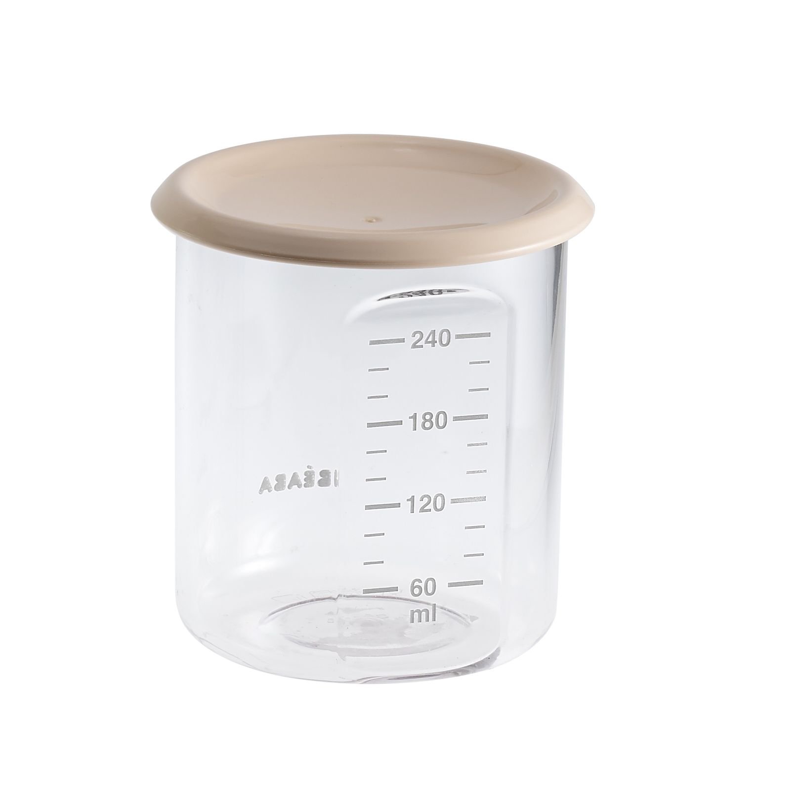 Beaba Pot De Conservation Maxi Portion 240 Ml Nude Made In Bebe