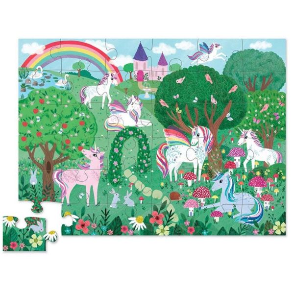 Maxi puzzle 36 pièces Le jardin des licornes