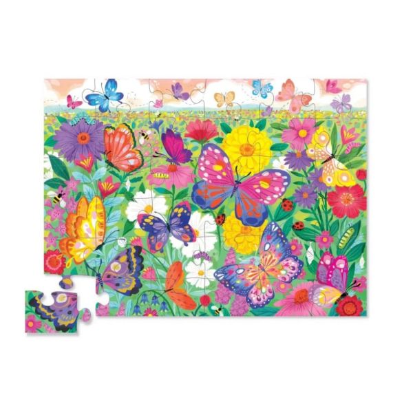 Maxi puzzle 36 pièces Les papillons du jardin