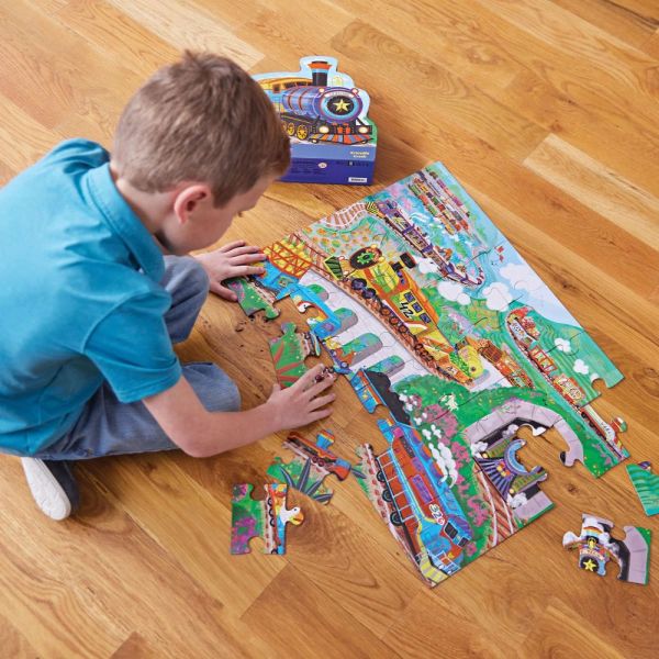 Maxi puzzle 36 pièces Les trains
