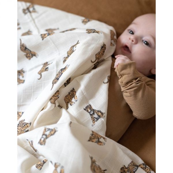 Maxi lange 110x110 cm Gaspard Tigre