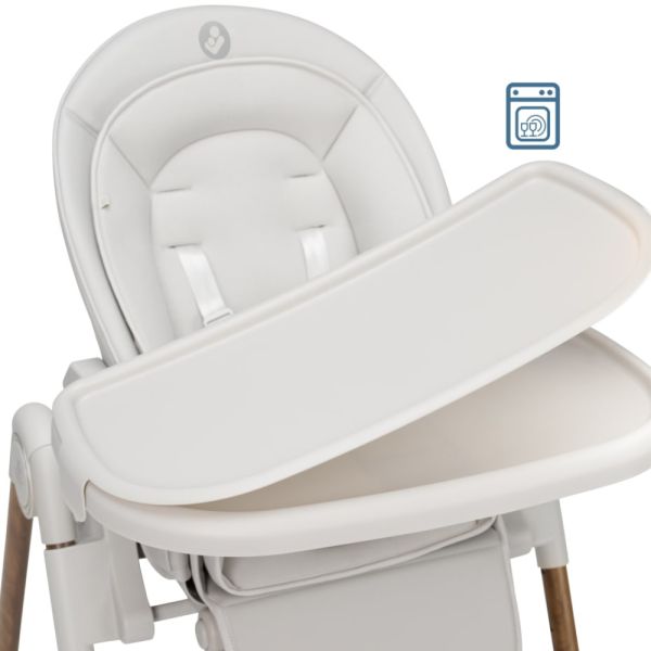 Chaise haute Ava plus Élégance Beige